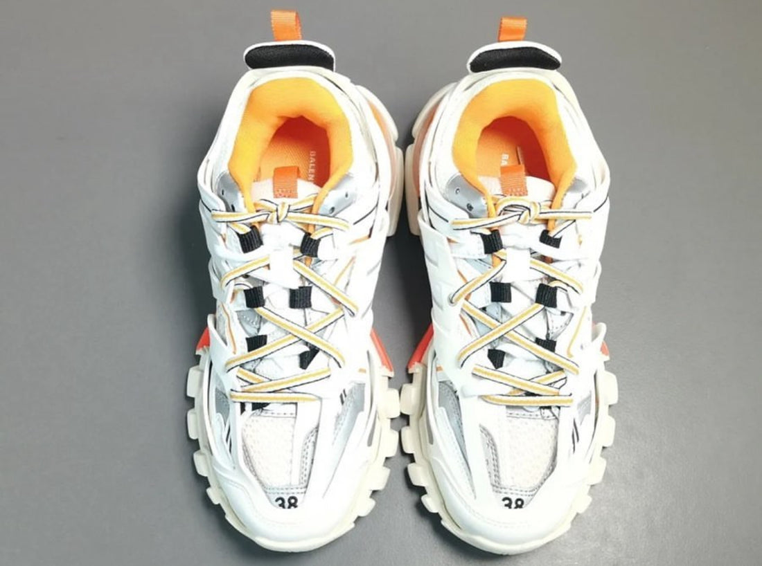 BALENCIAGA TRACK SNEAKER WHITE/ORANGE