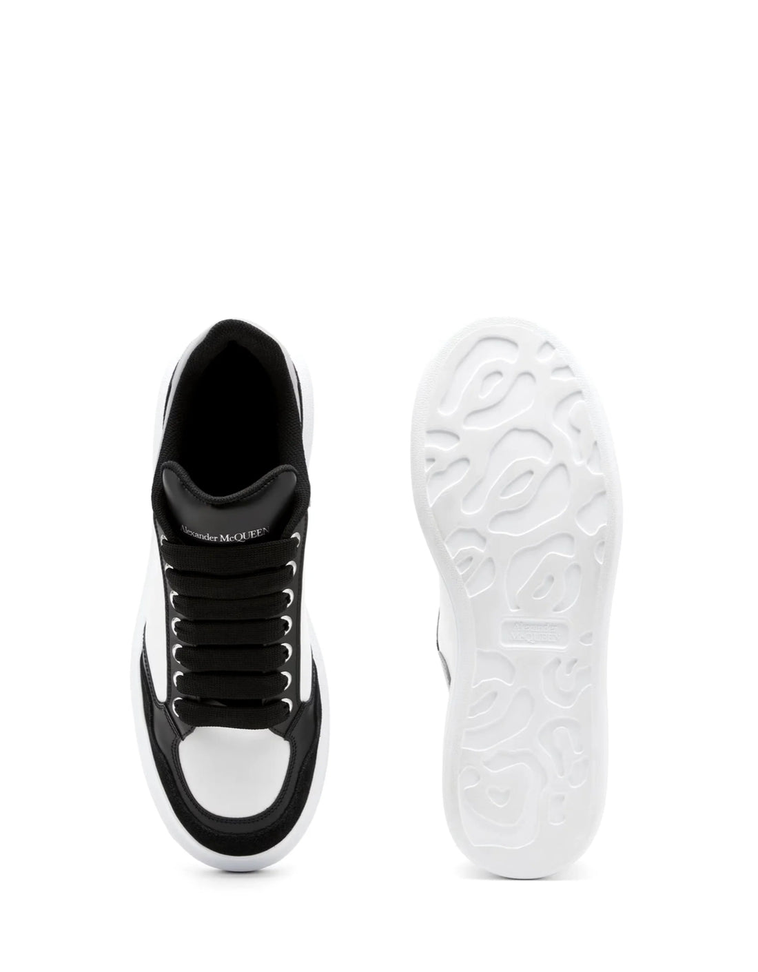 Alexander McQUEEN Men's Oversized Sneaker in Black/white/grey