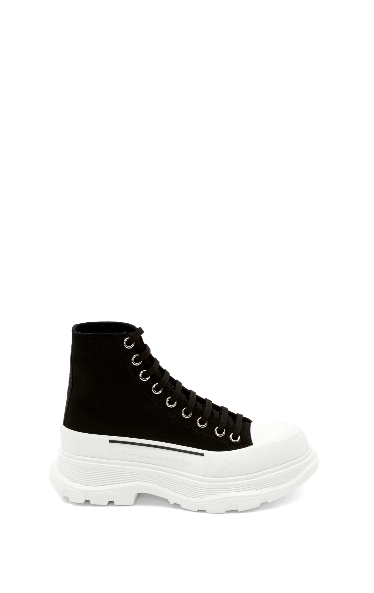 Alexander McQueen Men's Tread Slick Boot in Black/white