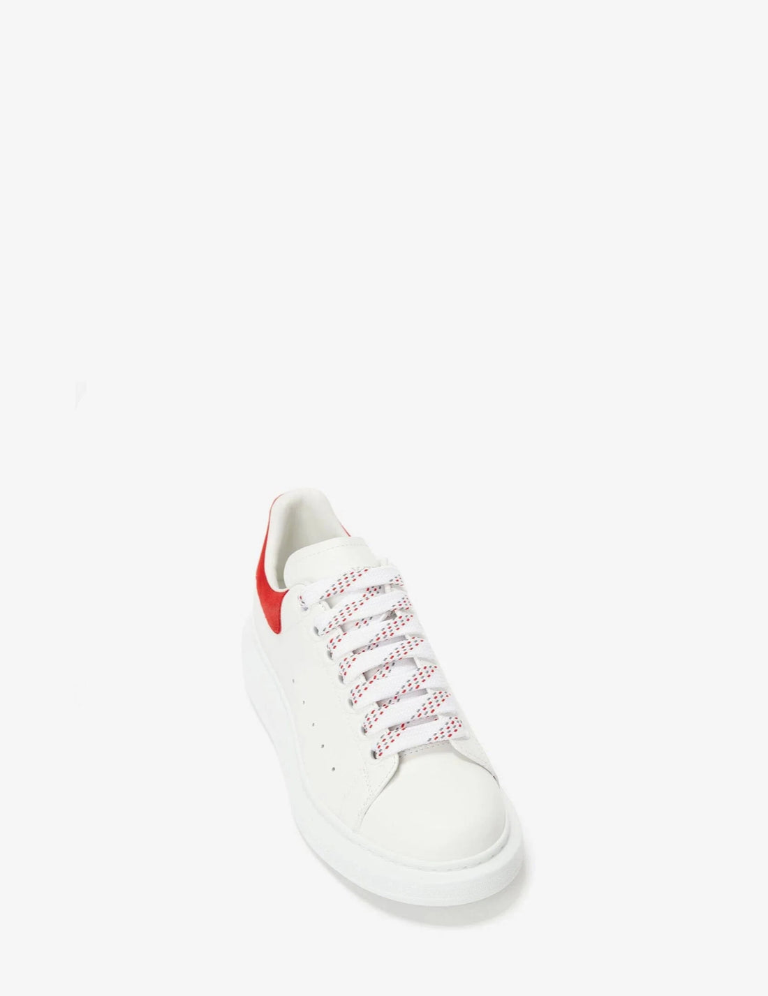 Alexander McQueen Men's Oversized Sneaker in White/lust Red