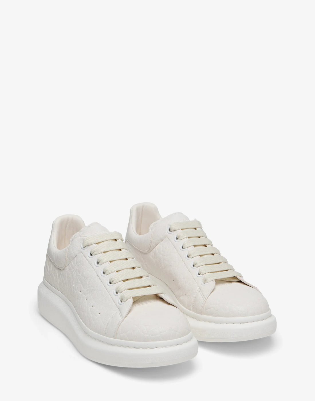 Alexander McQueen Men's Oversized Sneaker in Off White