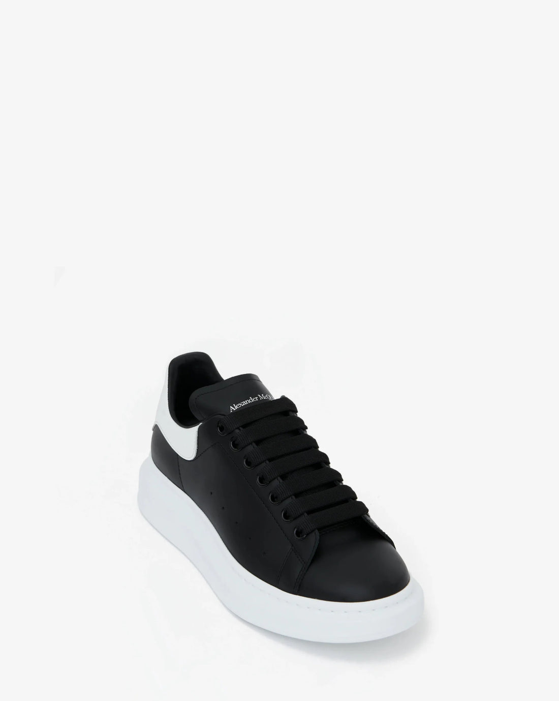 Alexander McQueen Men's Oversized Sneaker in Black/White